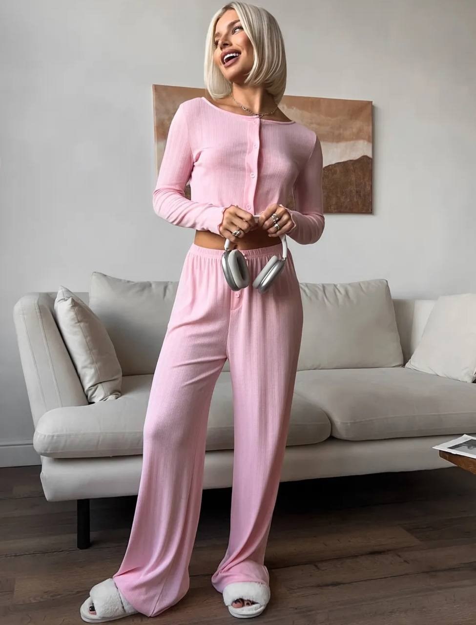 пижама женская со штанами и лонгсливом,пижамы для женщин,пижама со штанами,пижама со штанами и кофтой,пижама стильная