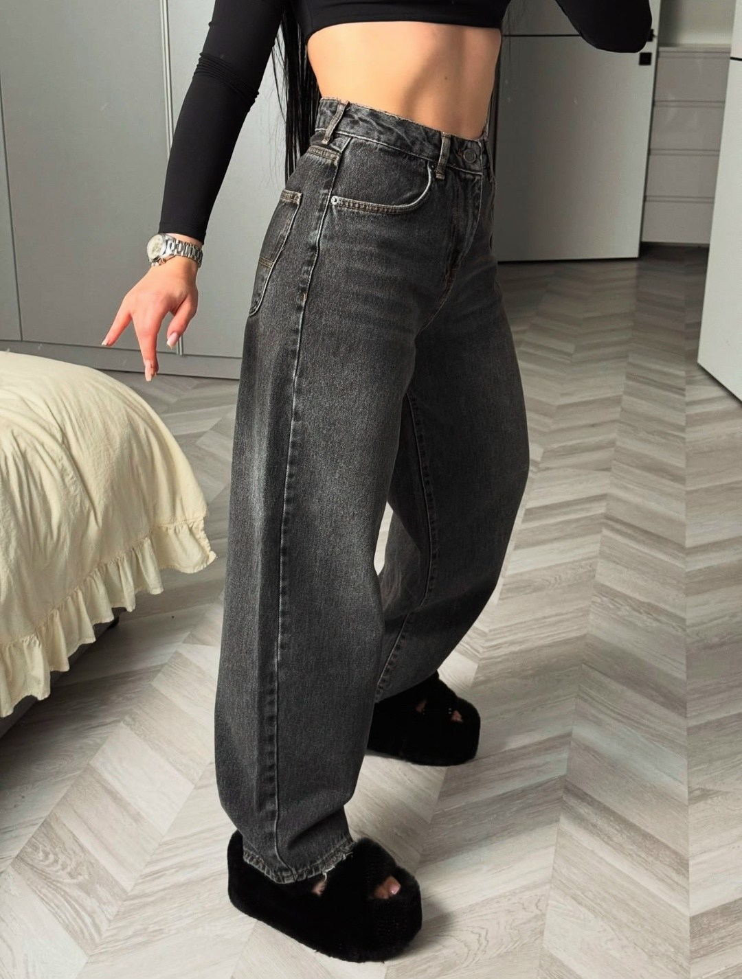 джинсы широкие,джинсы бойфренды y2k широкие багги jensyjey,широкие джинсы багги baggy jeans y2k,джинсы женские,серые джинсы широкие