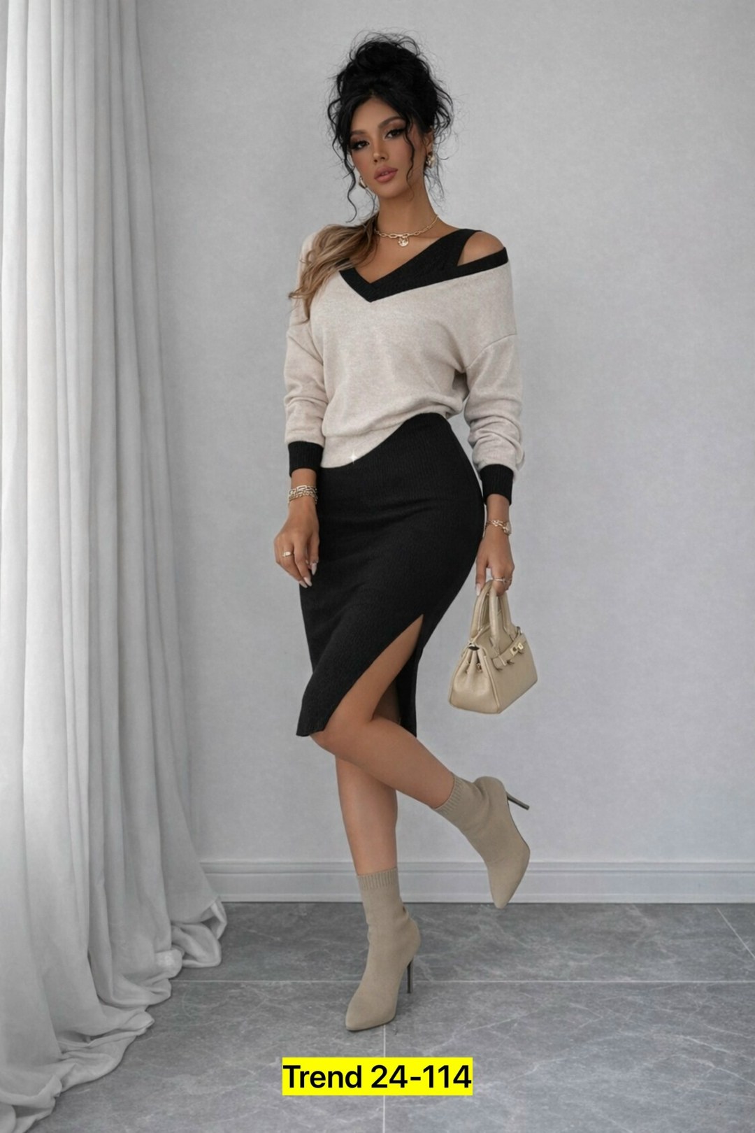 трикотажный костюм с юбкой,костюм с юбкой,,костюм женский,бежевый костюм с юбкой