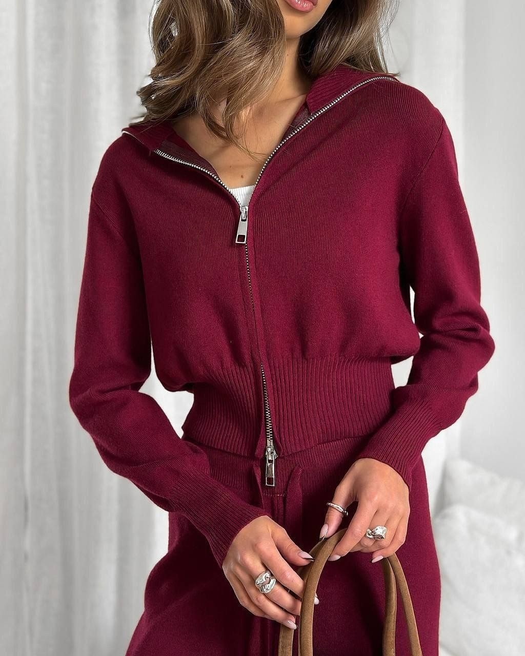 костюм двойка кашемир,трикотажные костюмы,костюм вязаный трикотажный теплый с брюками bressano,женский костюм,женский костюм серый