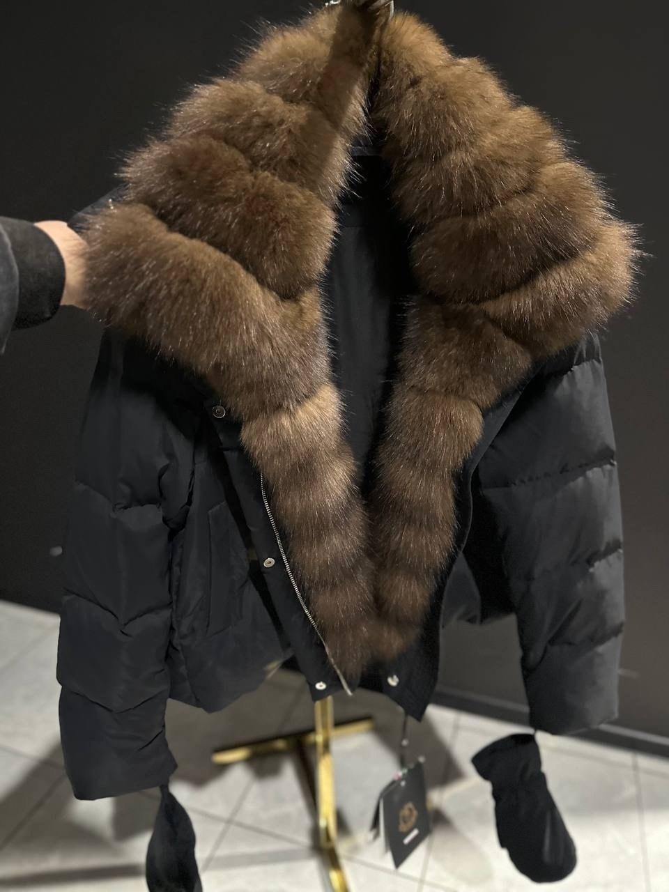 пуховик женский с натуральным мехом,куртка - пуховик с мехом песца city furs,пуховик с натуральным мехом,пуховик с натуральным песцом,пуховик с мехом