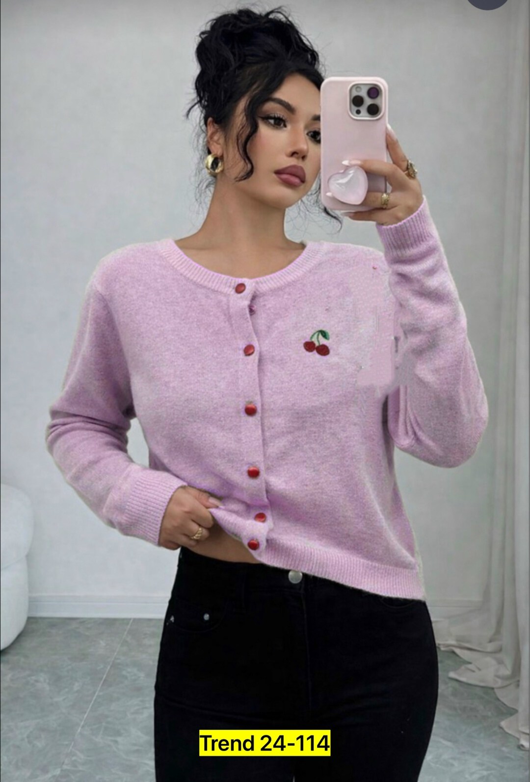 кардиган с вишенками,кардиган короткий на пуговицах с вишенками bye kitty,кардиган укороченный с вишнями,кардиган с вышивкой,свитер с вишенками
