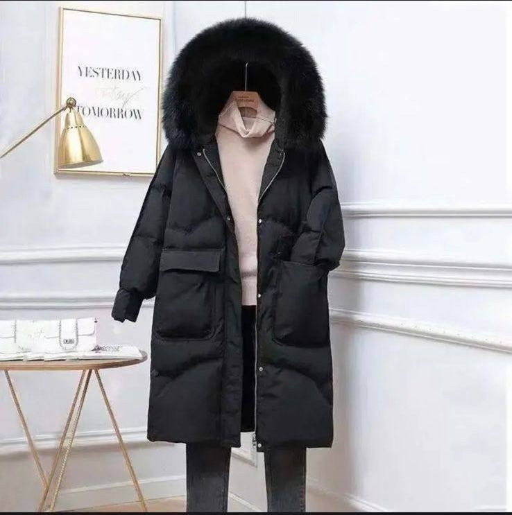 пуховик зимний женский,женский пуховик,женский длинный пуховик ly varey lin,пуховик белый женский,белый пуховик с мехом