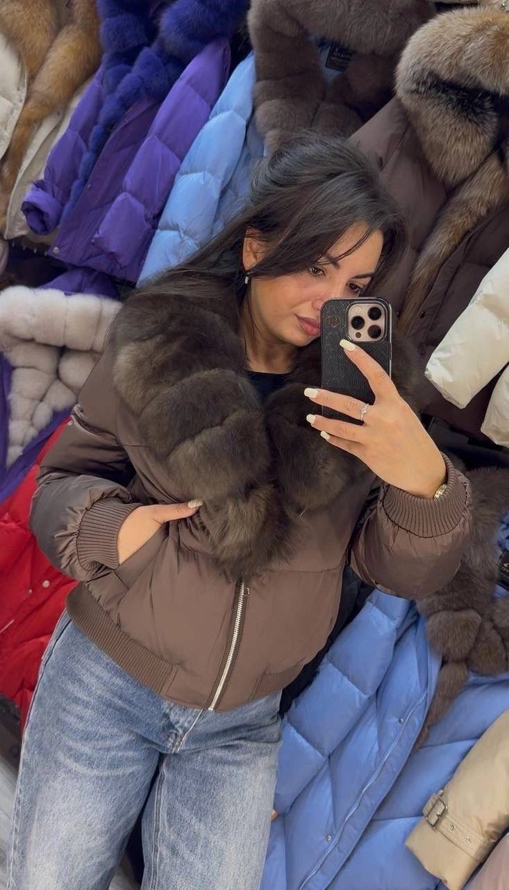 пуховик женский с натуральным мехом,куртка-бомбер с натуральным мехом песца,пуховик с натуральным мехом,пуховики с мехом песца,куртка - пуховик с мехом песца city furs