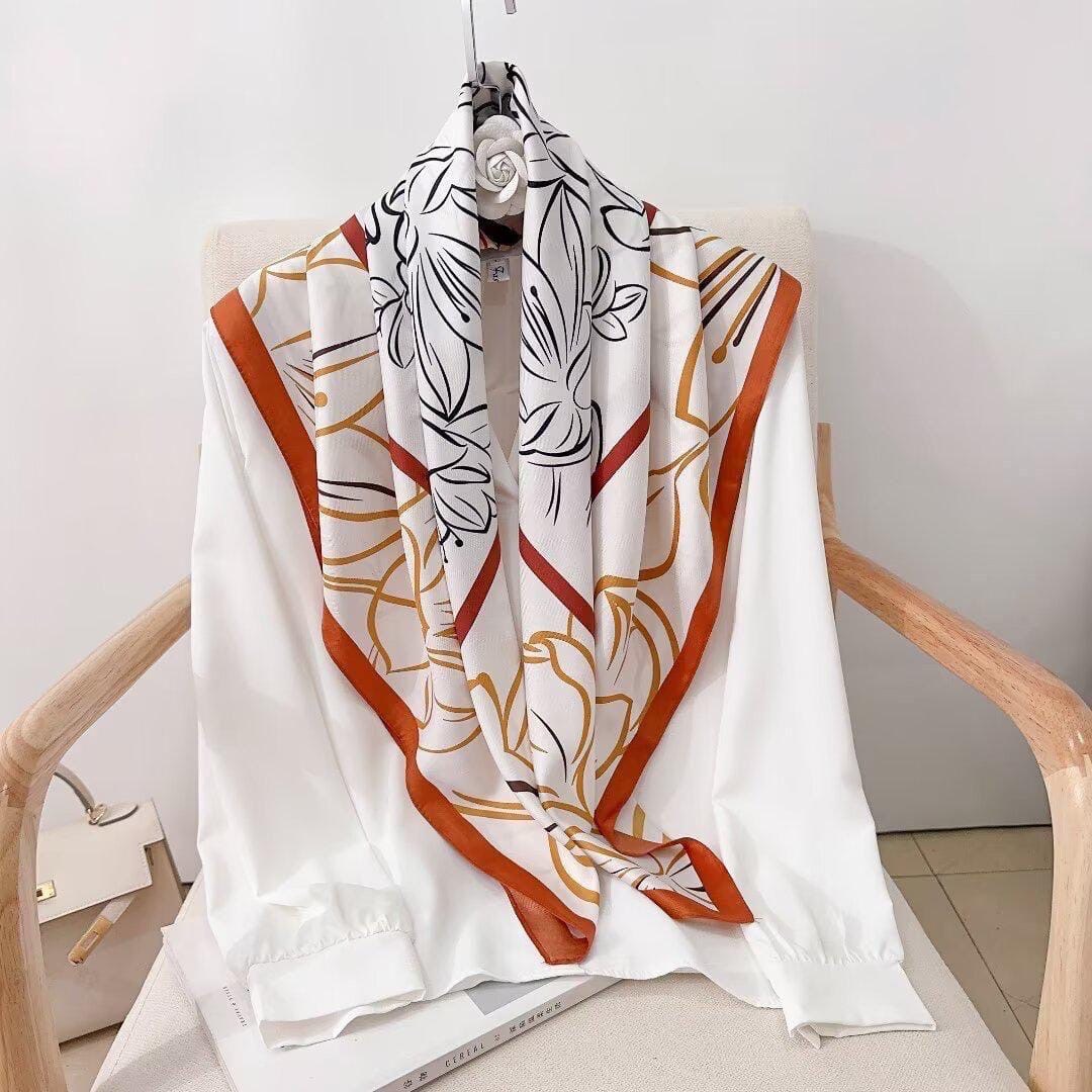 шелковый шарф,женский шелковый шарф с принтом,шарф женский платок,женский шелковый шарф,шарф женские