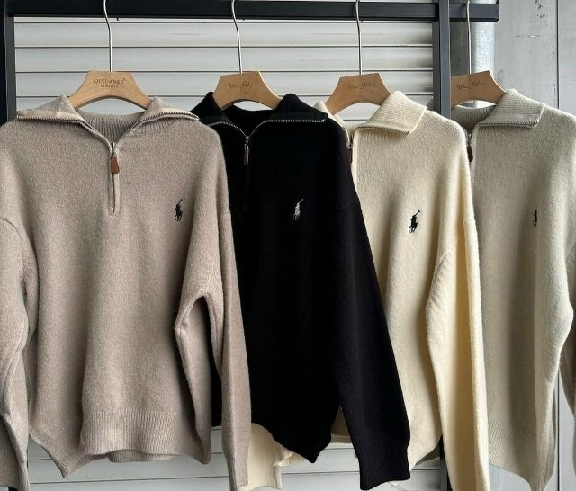 кофта кашемир,женская кофта,ralph lauren кашемировый свитер,свитер polo ralph lauren oversize с молнией корич. 46/m 409424235,модные свитера