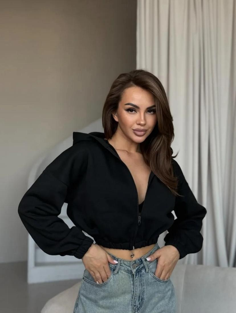 зип худи укороченная кофта на молнии с начесом amor fati,зип худи укороченная кофта на молнии с начесом amor fati цвет розовый,худи укороченная,свитшот женская,укороченная кофта