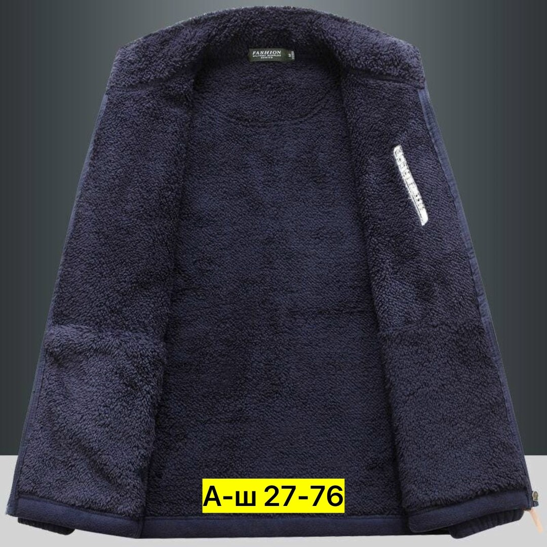 флисовая куртка мужская,флисовая куртка,флисовая толстовка,флисовая кофта мужская,осенне-зимняя мужская повседневная спортивная утепленная свободная куртка с воротником-стойкой