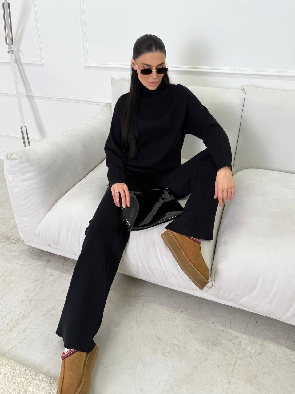 вязаный костюм женский кашемировый,костюм вязаный трикотажный теплый с брюками eva coosh,костюм вязаный трикотаж,костюм вязаный трикотажный теплый с брюками eva coosh 337123310,костюм кашемировая с бр