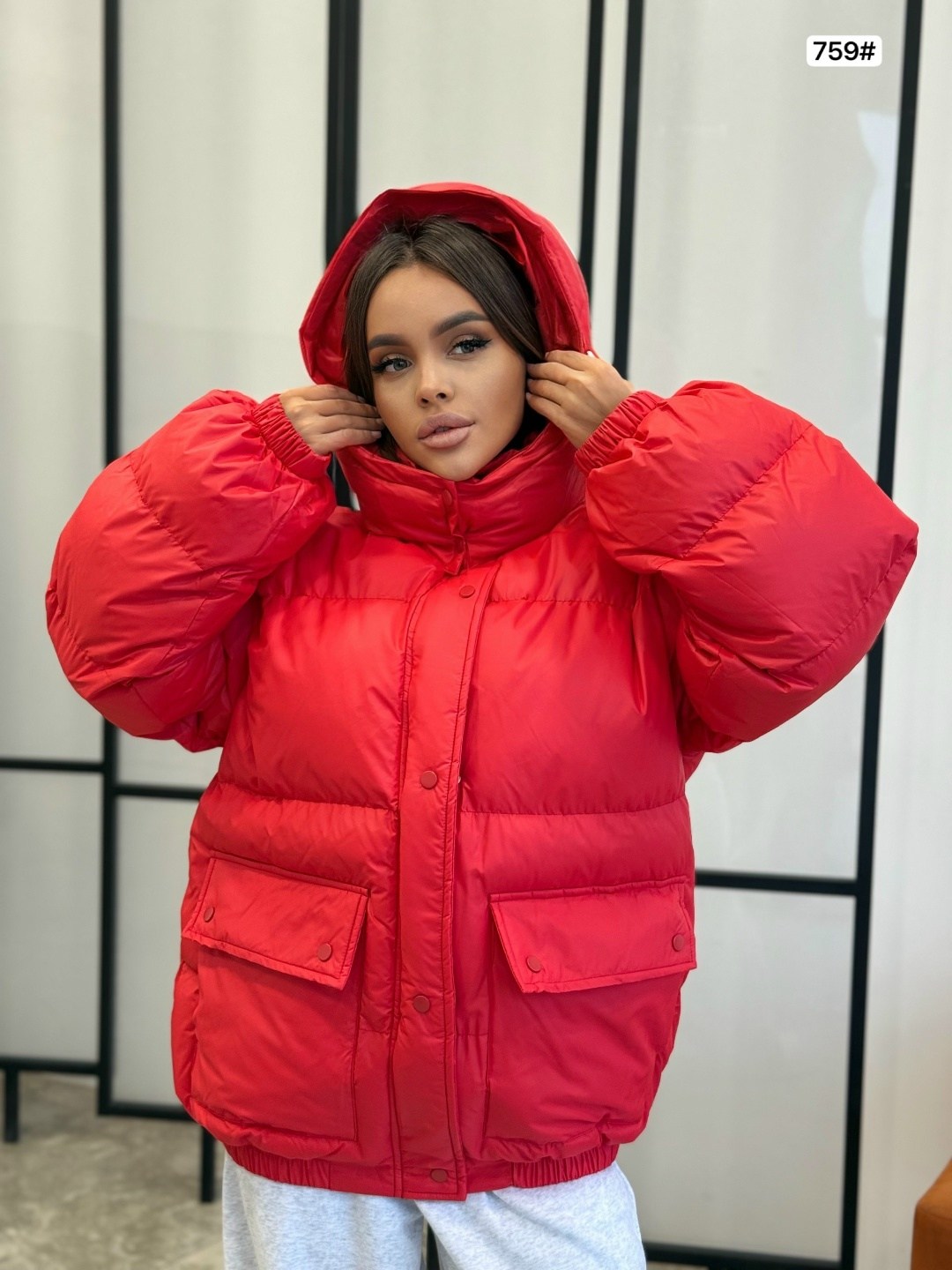 куртка оверсайз,куртка,куртка зимняя женская,куртка зимняя с капюшоном короткая оверсайз epic love цвет светло-серый,куртка женская зимняя с капюшоном