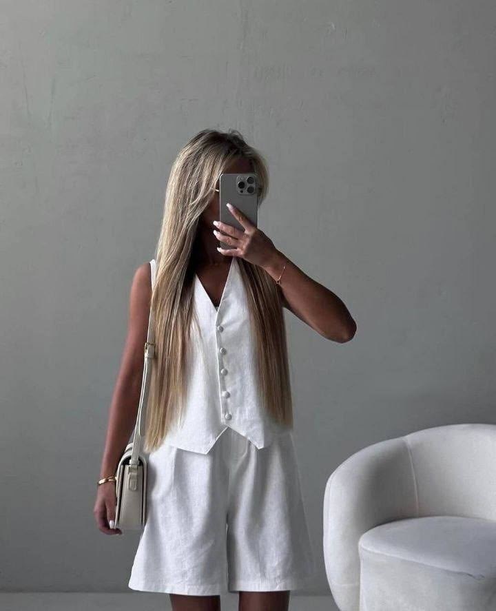 костюм двойка женская,костюм двойка женский летний,костюм женский,костюм с шортами и жилеткой,женский костюм с шортами