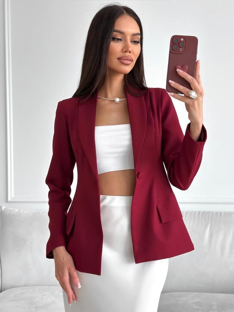 пиджак,пиджак приталенный удлиненный жакет milania style 51907782,повседневный жакет,пиджак с юбкой,пиджак приталенный