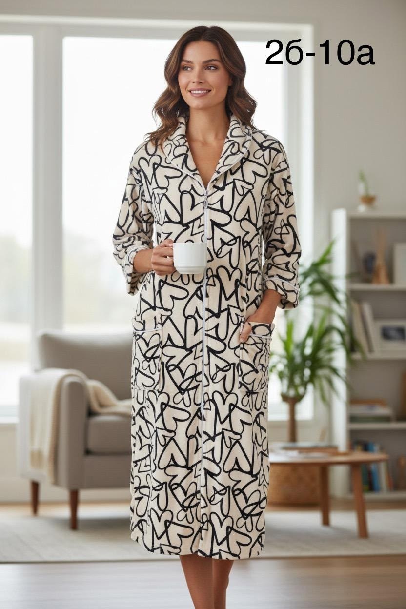 халат женский домашний,халат женский "дана" интерлок пенье коричневый,женские халаты,халат домашние,халат теплый