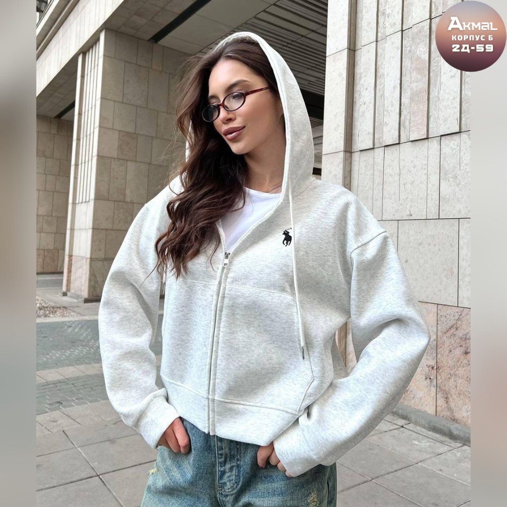 укороченная зип худи на молнии оверсайз,женская кофта,женская толстовка,модная толстовка,толстовка