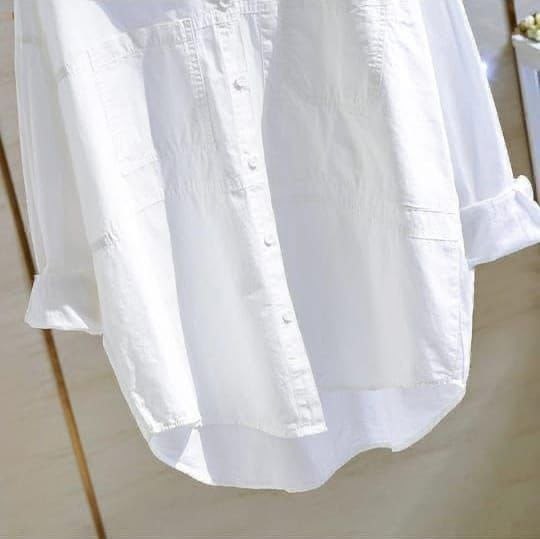 рубашка женская oversize хлопок белый,рубашка белая,блузка женская свободного покроя повседневная белая хлопковая,женские повседневные белые рубашки,повседневная белая рубашка