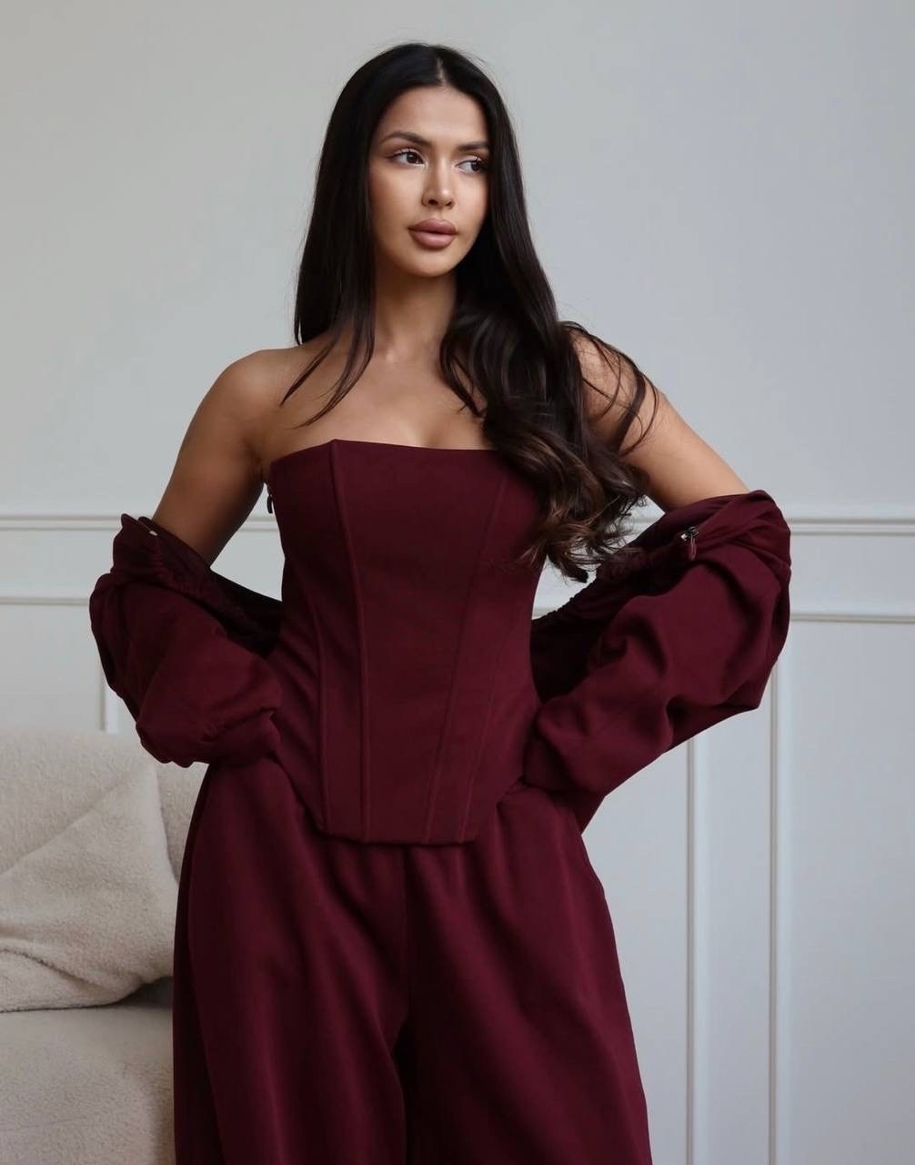 костюм женский,костюм на флисе,модные брюки,костюм