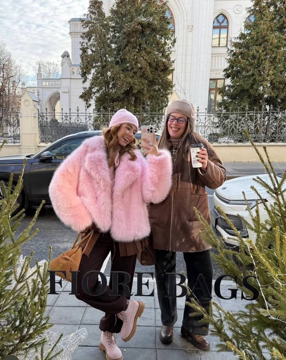 розовая шуба,шуба из искусственного меха,розовая шубка,зимняя мода
