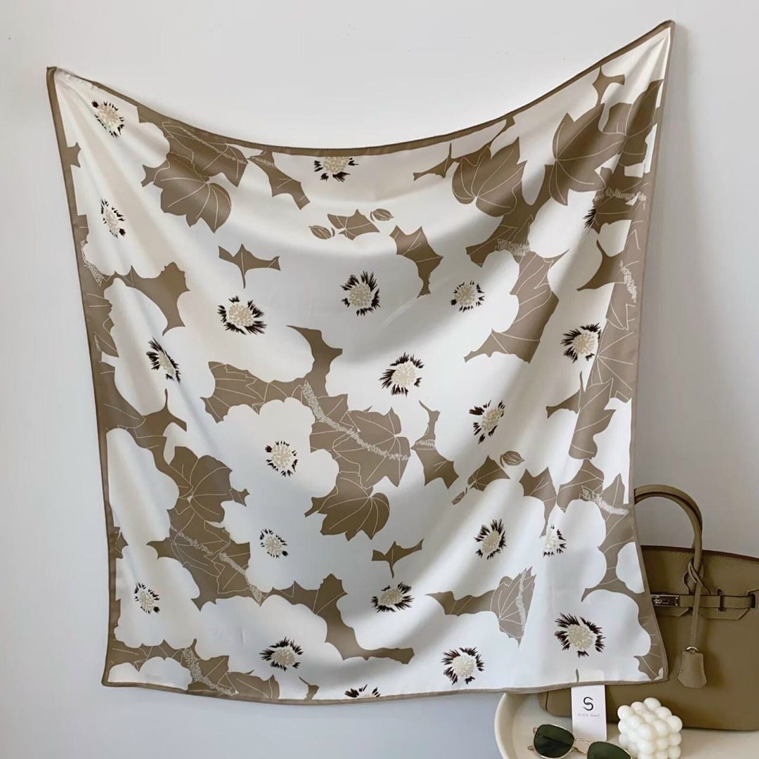 женский шелковый шарф,шелковый шарф,платок женский шелковый,шарфы для женщин,женский шелковый шарф с принтом