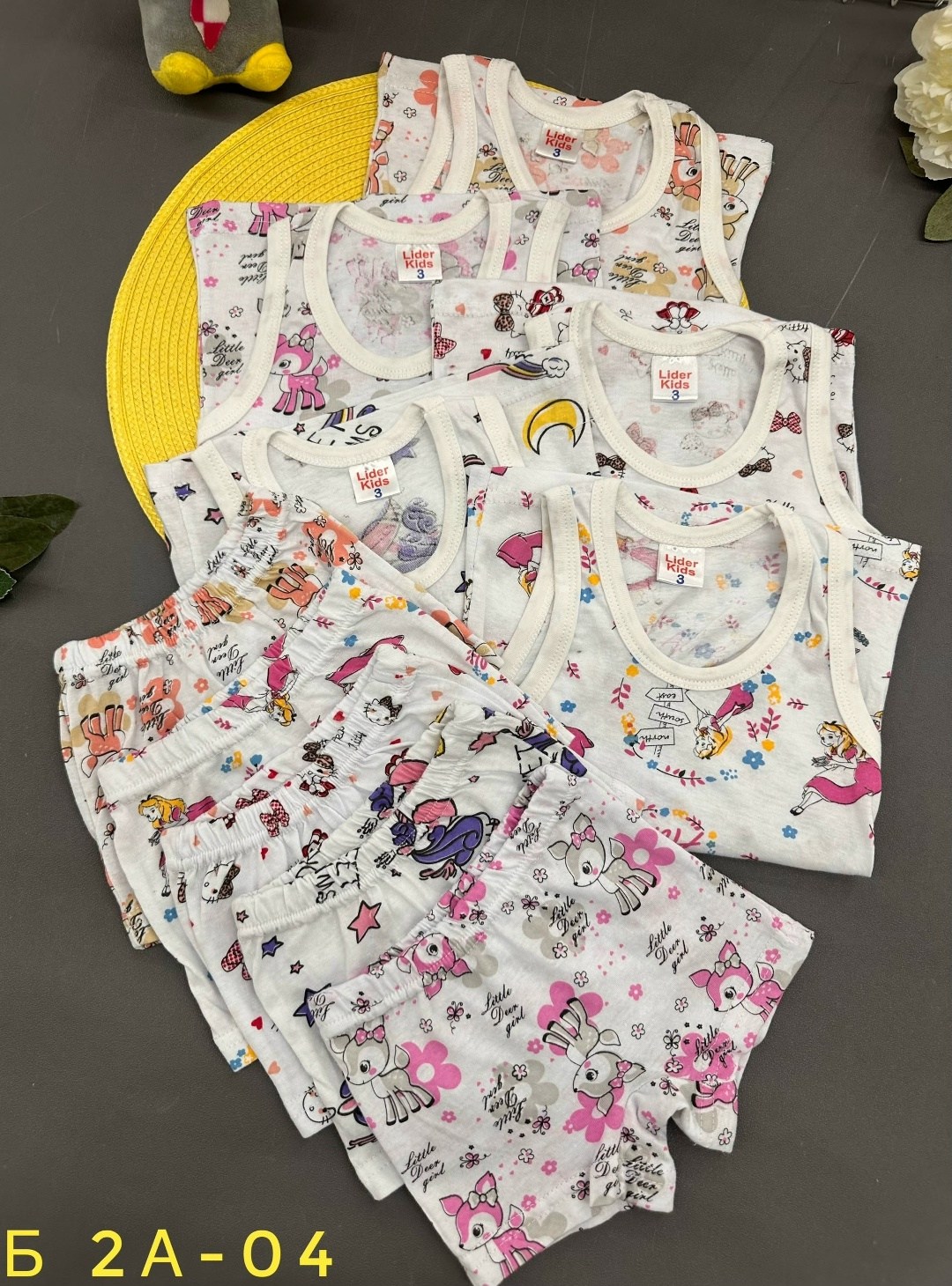 комплект детский девочка (майка, трусы) № uz025,белье детское комплект,комплект детского нижнего белья,комплект майка трусы,комплект нижнего белья для девочек