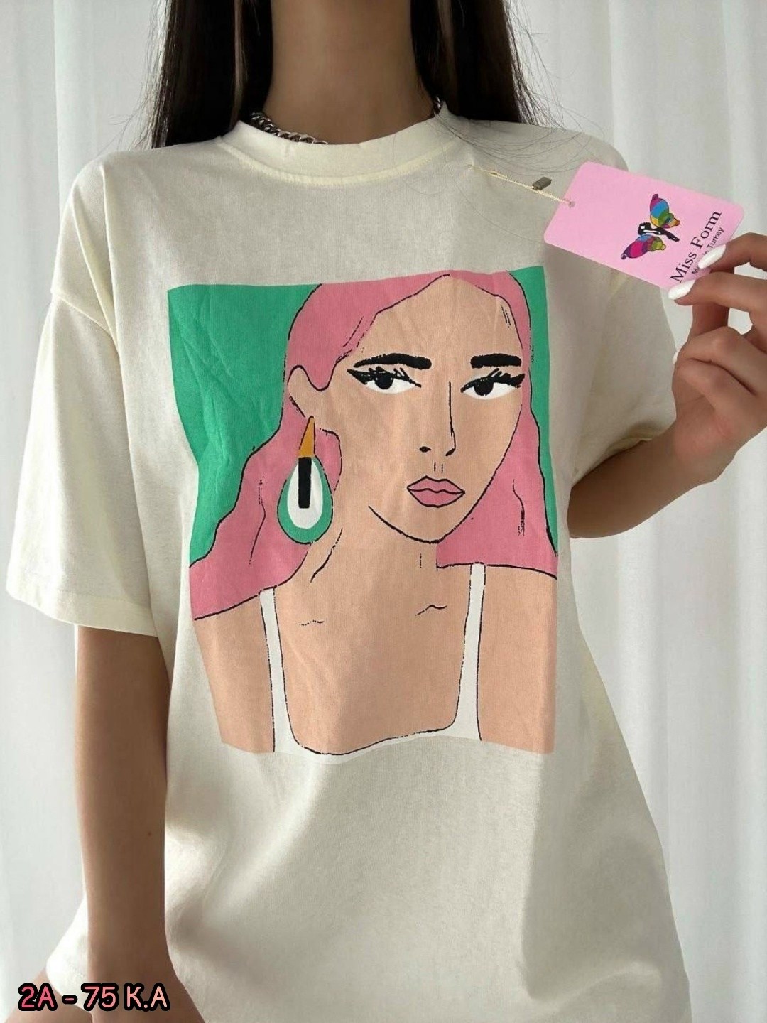 футболка оверсайз bona fashion,футболка оверсайз женская,футболка bona fashion oversize t-shirt "beautiful",женская футболка,футболки оверсайз с принтами