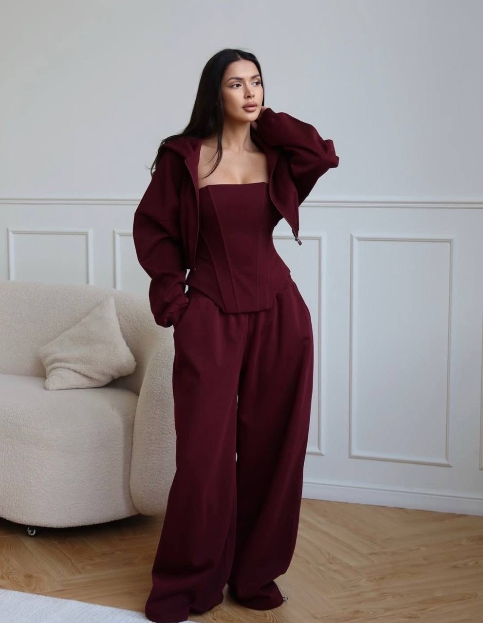 костюм женский,костюм на флисе,модные брюки,костюм