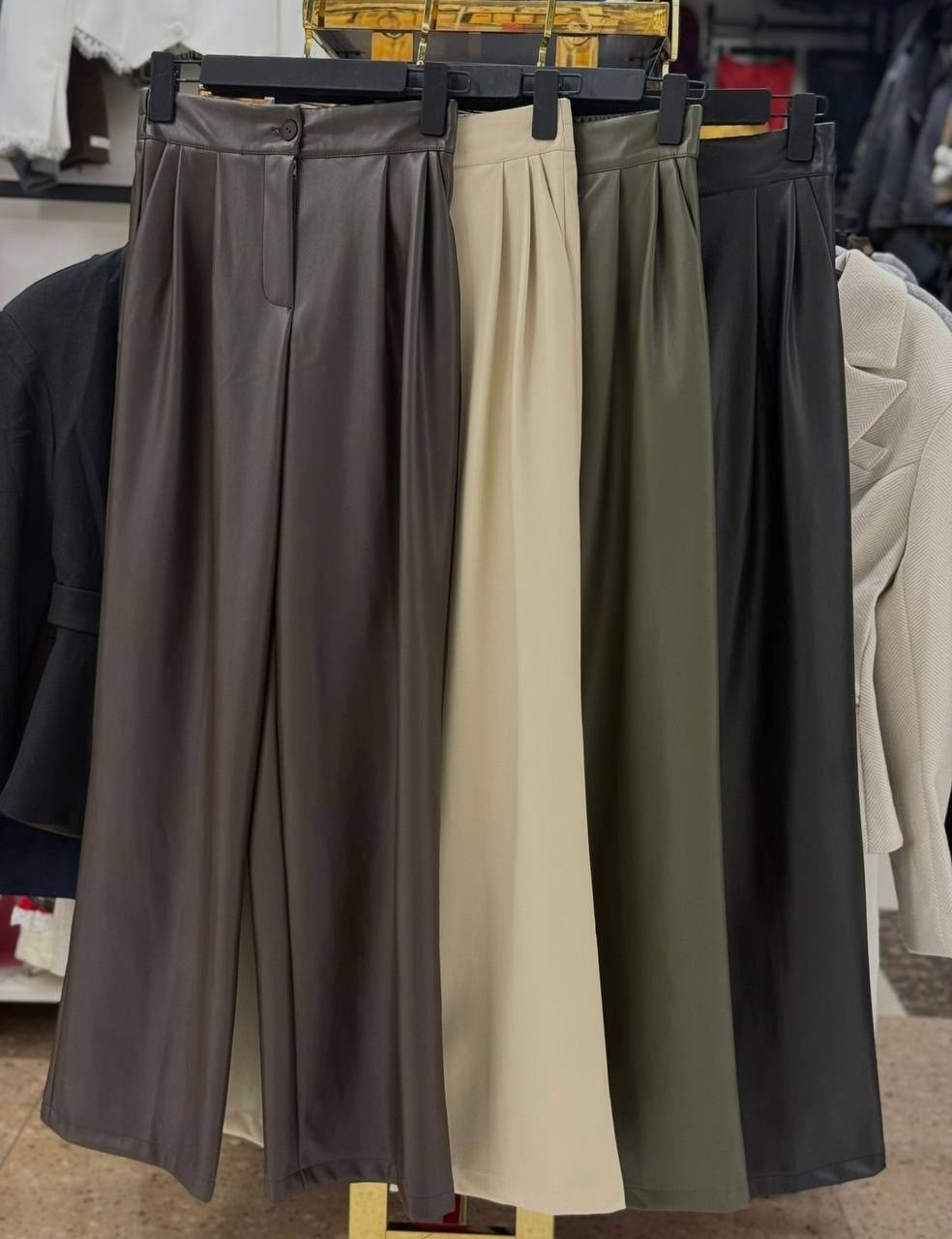 брюки кожаные палаццо клеш,брюки кожаные палаццо клеш tiheya цвет черный,брюки кожаные палаццо клеш tiheya,кожаные брюки палаццо,брюки кожаные палаццо клеш tiheya 265191605