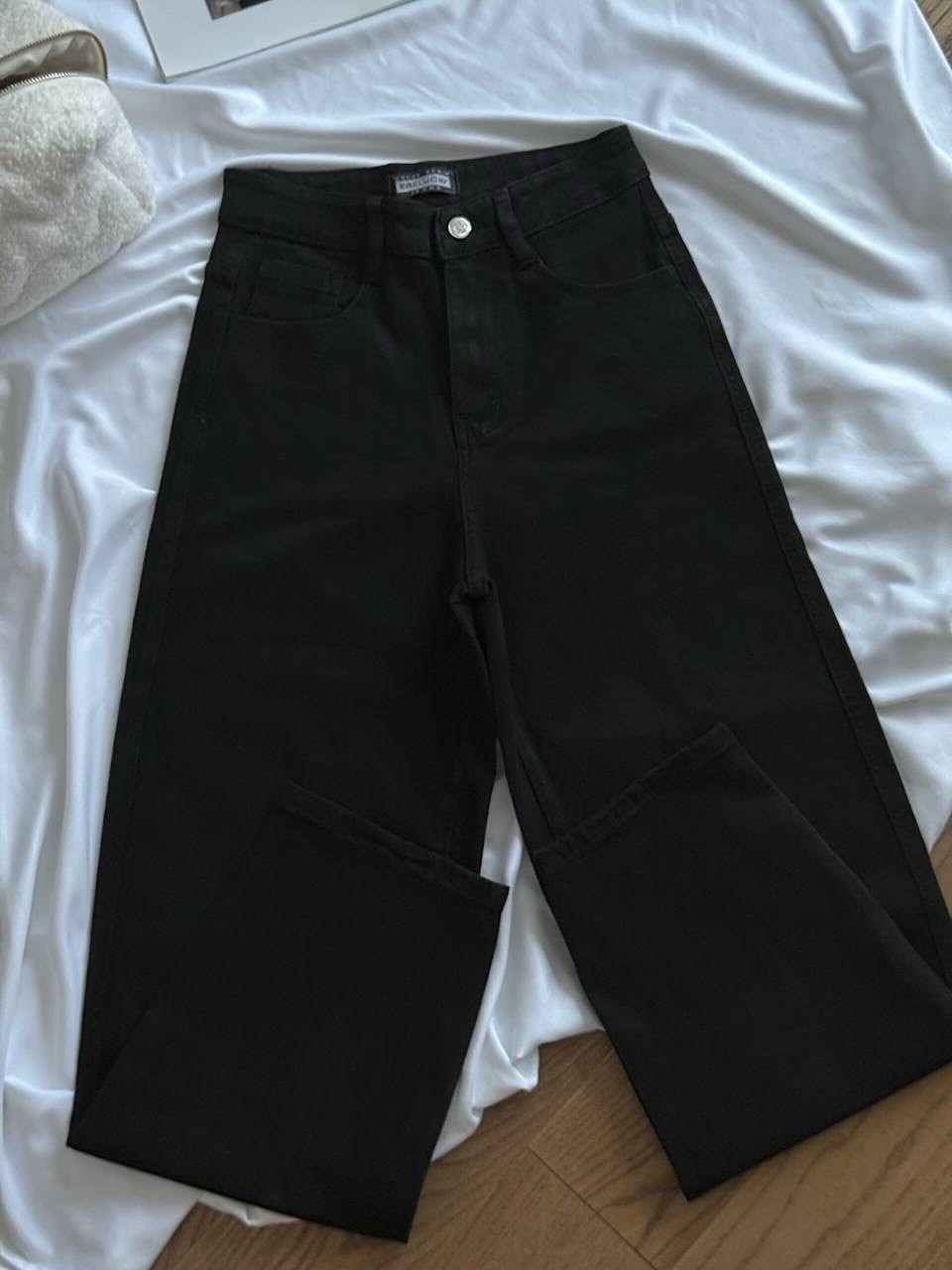 джинсы женские,джинсы брюки,джинсы прямые,широкие джинсы черные,джинсовые брюки