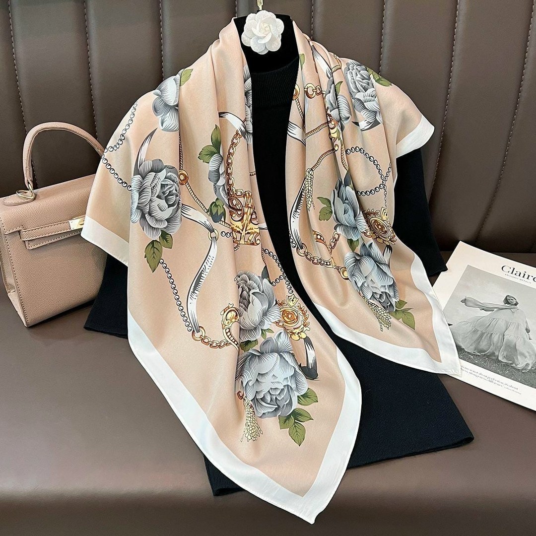 женский шелковый шарф,шелковый шарф,платок женский шелковый,шарфы для женщин,женский шелковый шарф с принтом