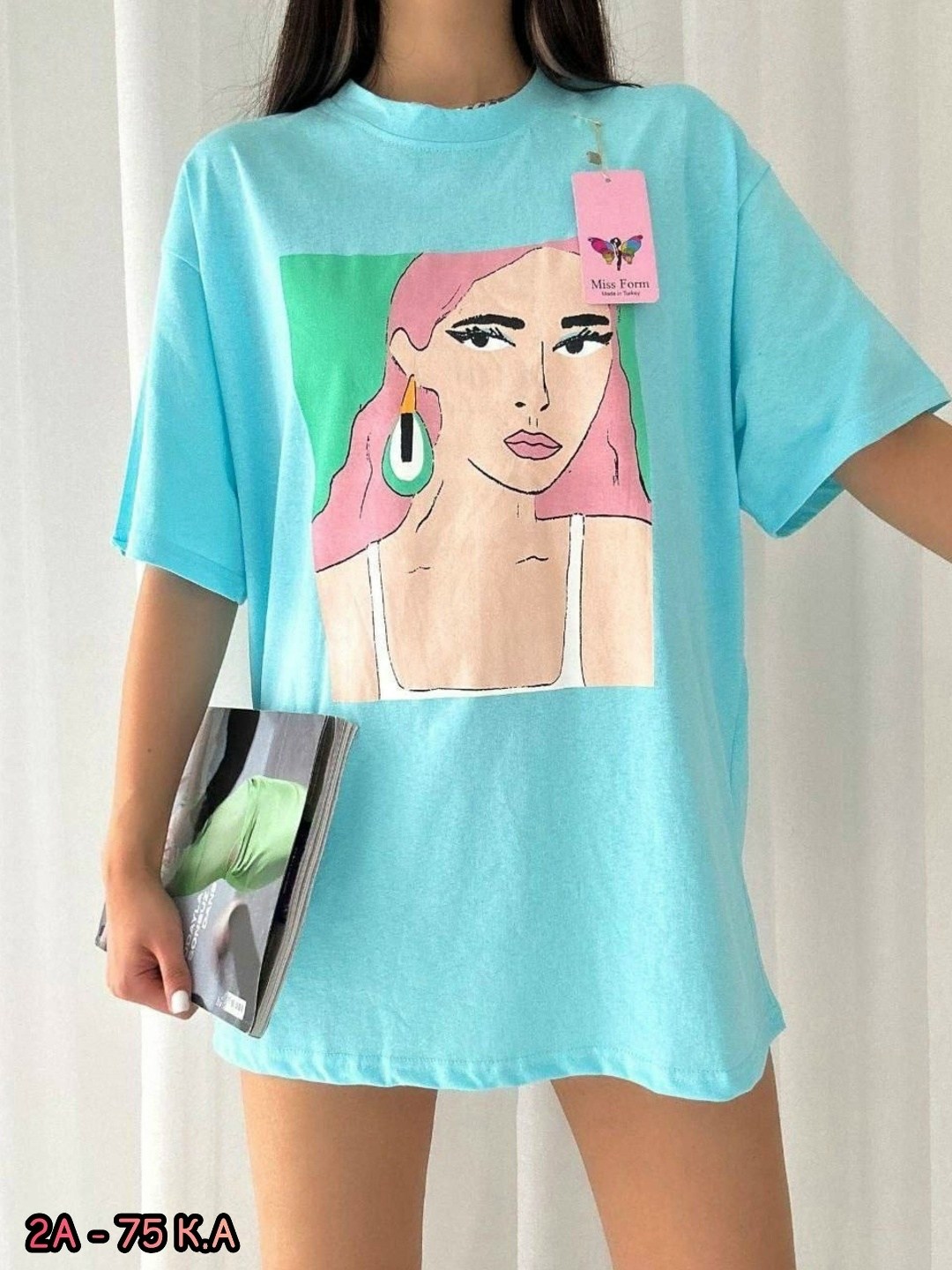 футболка оверсайз bona fashion,футболка оверсайз женская,футболка bona fashion oversize t-shirt "beautiful",женская футболка,футболки оверсайз с принтами