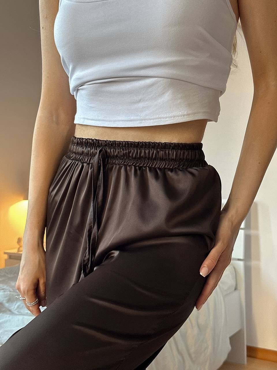 модные брюки,брюки палаццо,атласные брюки,шелковые брюки,брюки для дома