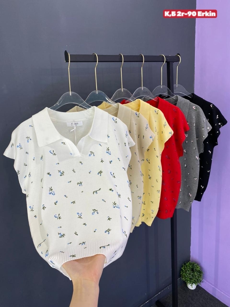 вязаная футболка,блузка с воротником,блузки,футболка для девочек,женская блузка