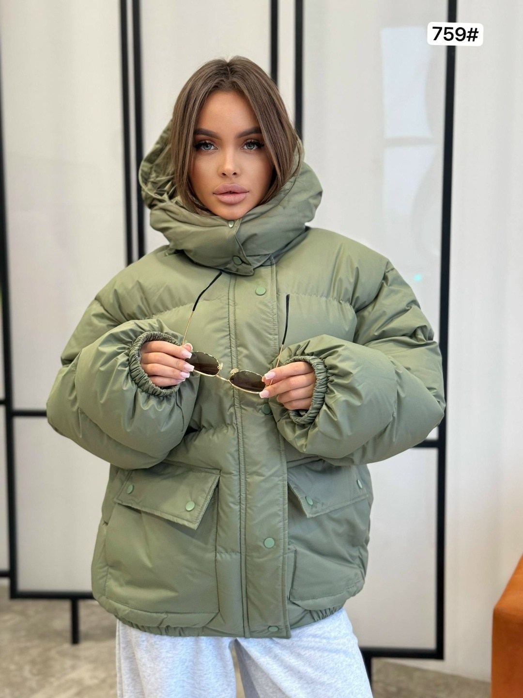 куртка женская зимняя с капюшоном короткая оверсайз reversal,куртка оверсайз,демисезонная куртка,пуховик дутый оверсайз,куртка пуховик