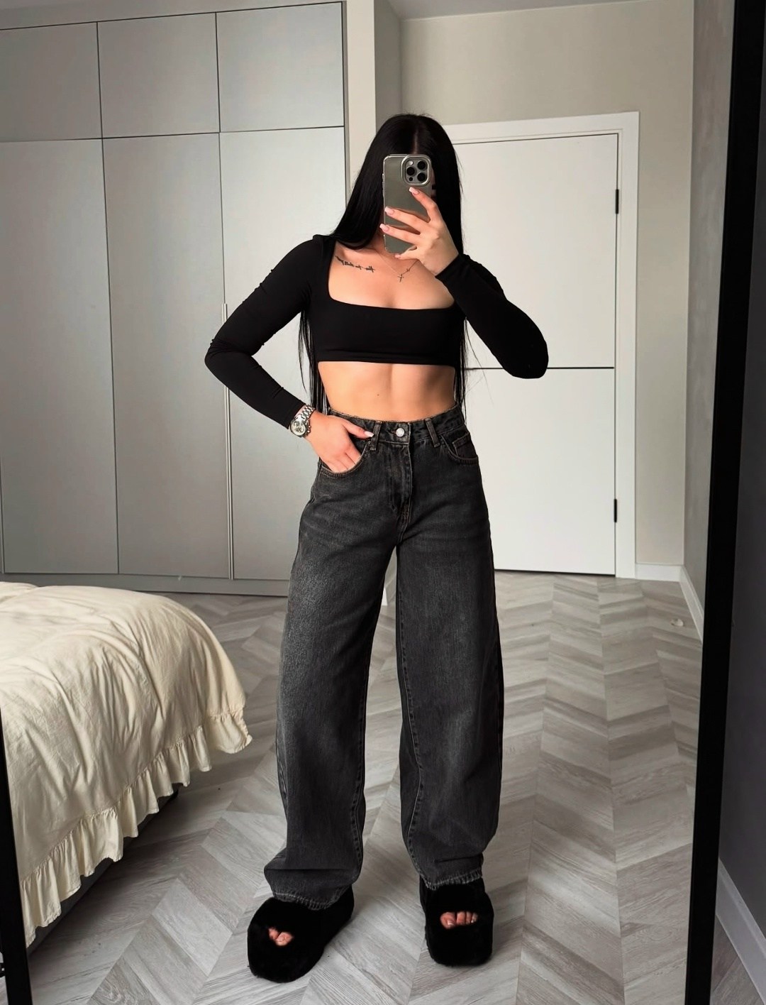 джинсы широкие,джинсы бойфренды y2k широкие багги jensyjey,широкие джинсы багги baggy jeans y2k,джинсы женские,серые джинсы широкие