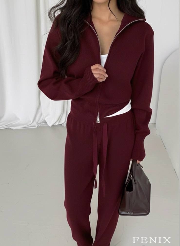костюм трикотажный на молнии вязаный the lén,теплый костюм трикотажный на молнии вязаный the lén,теплый костюм трикотажный на молнии вязаный the lén 527646323,трикотажный костюм,брючный костюм женский