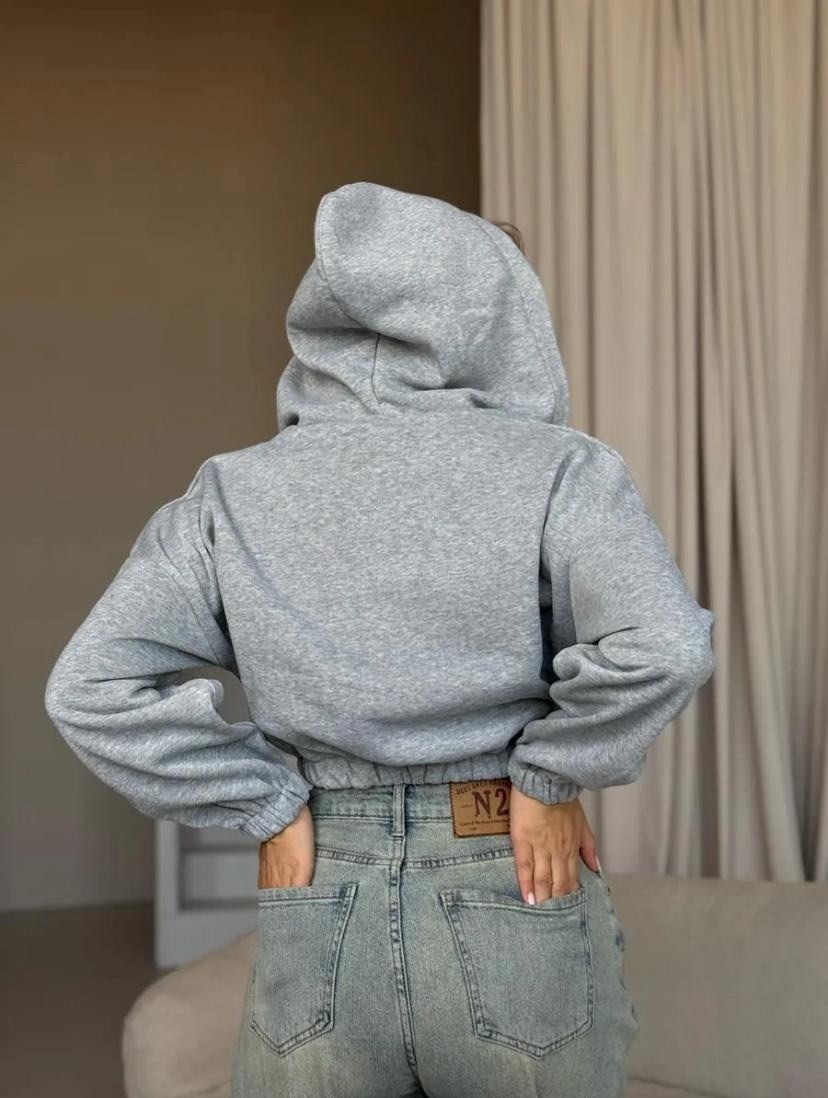 зип худи укороченная кофта на молнии с начесом amor fati,зип худи укороченная кофта на молнии с начесом amor fati цвет розовый,худи укороченная,свитшот женская,укороченная кофта