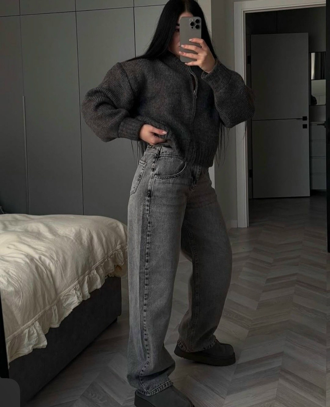 мода стиль,вязаные джемпера,женские джинсы,мода модная