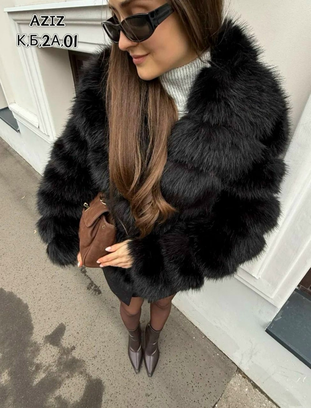 шуба женская,шубка,шуба из песца,шуба искусственная,шуба из песца черная