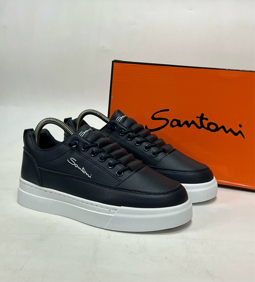 кроссовки santoni,,santoni кеды мужские,кеды мужские кожаные, мужская