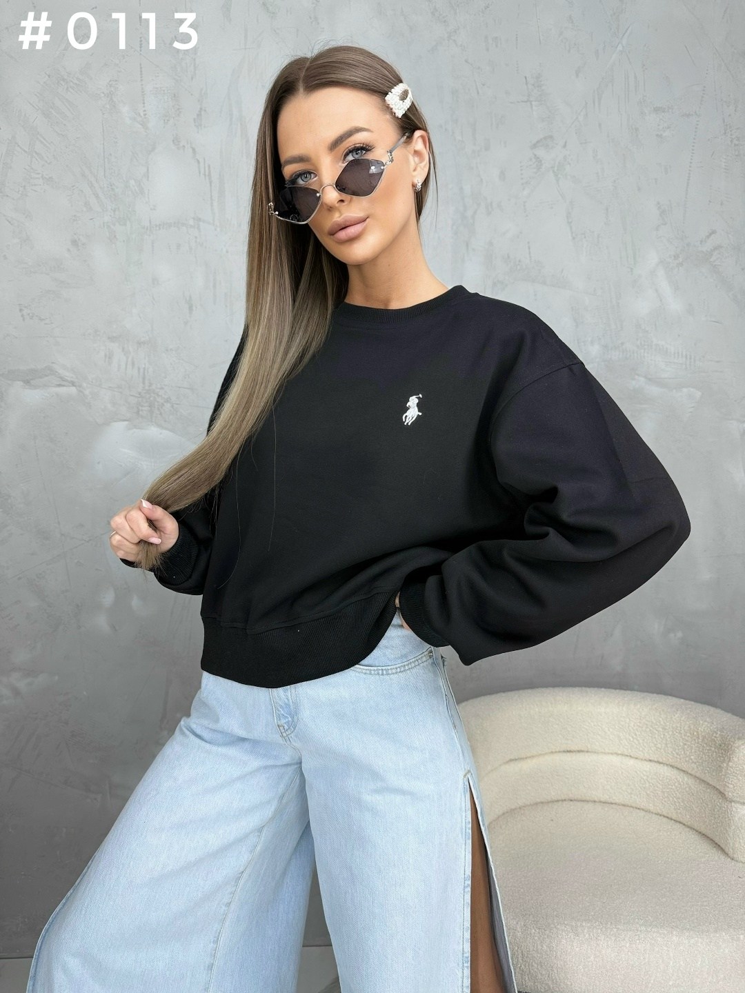 кофта свитшот,свитшот поло,стильная кофта,свитшот кофта арт 11655466,женский свитшот