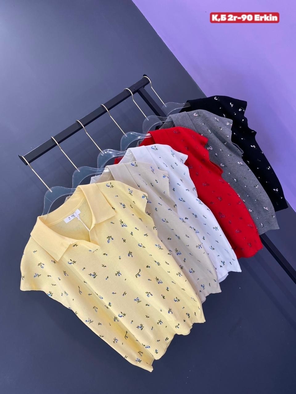 вязаная футболка,блузка с воротником,блузки,футболка для девочек,женская блузка