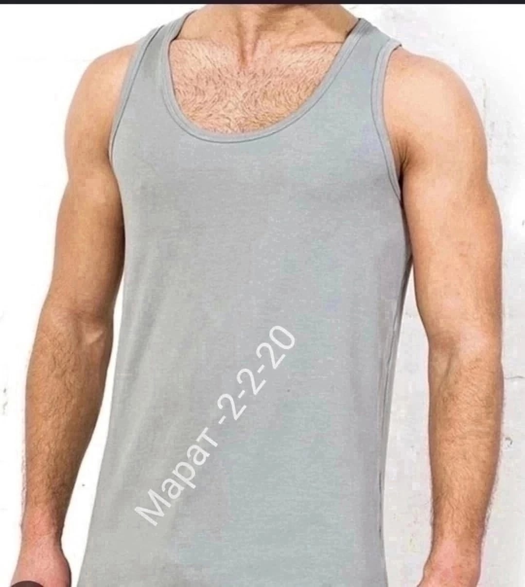 мужская майка,мужские майки без рукавов,отличная майка мужская,майка мужская светло-серая,турецкие майки мужские