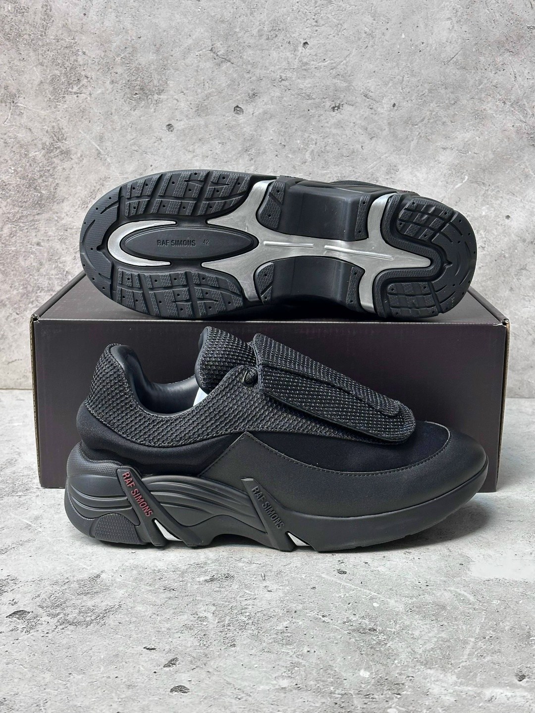 кроссовки raf simons (runner) ante,кроссовки raf simons runner antei,кроссовки raf simons antei,кроссовки raf simons (runner) antei чёрный,кроссовки raf simons anteir oversized sneaker