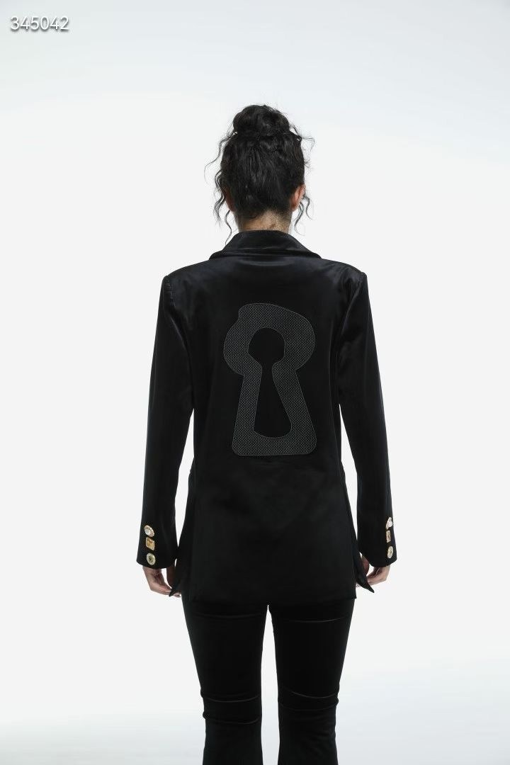 бархатный двубортный блейзер с лацканами "шалька",жакет luisa spagnoli черный,черный бархатный жакет,пиджак velour blazer,lime бархатный пиджак