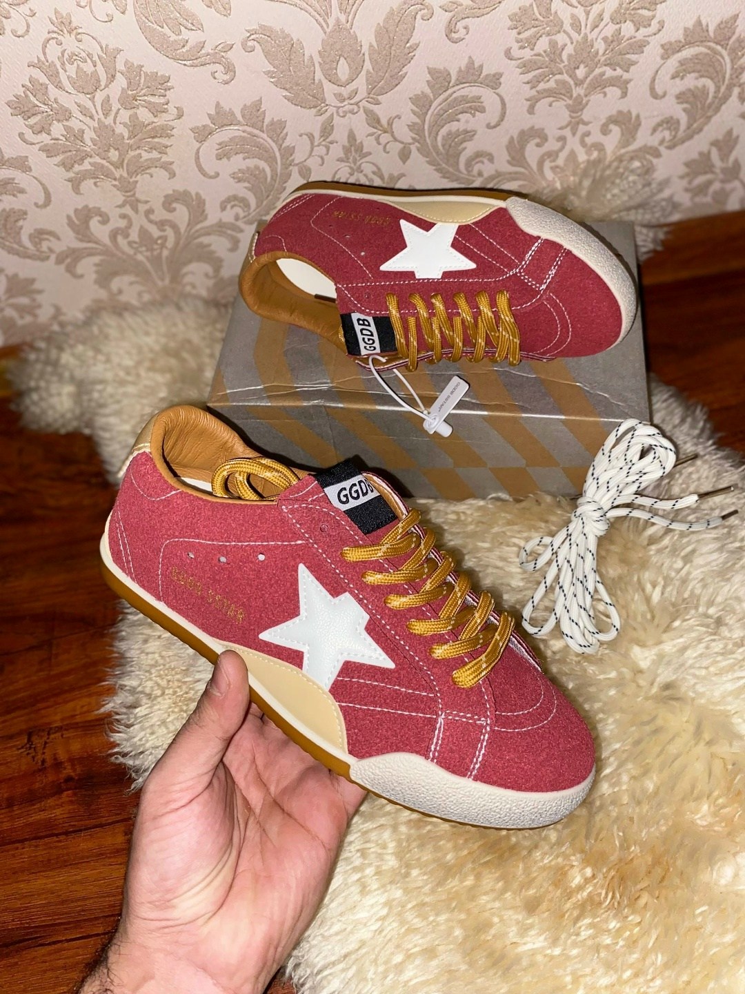 кроссовки golden goose ball star,кеды голден гус красные,,кеды golden goose,кроссовки golden goose