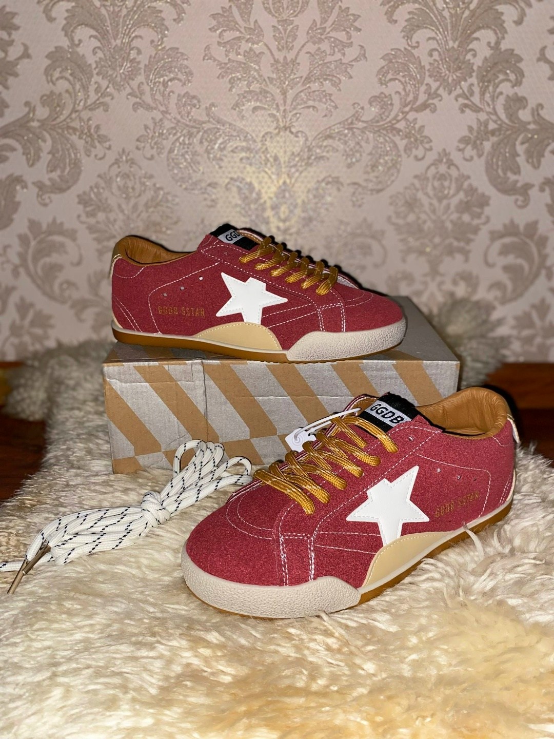 кроссовки golden goose ball star,кеды голден гус красные,,кеды golden goose,кроссовки golden goose