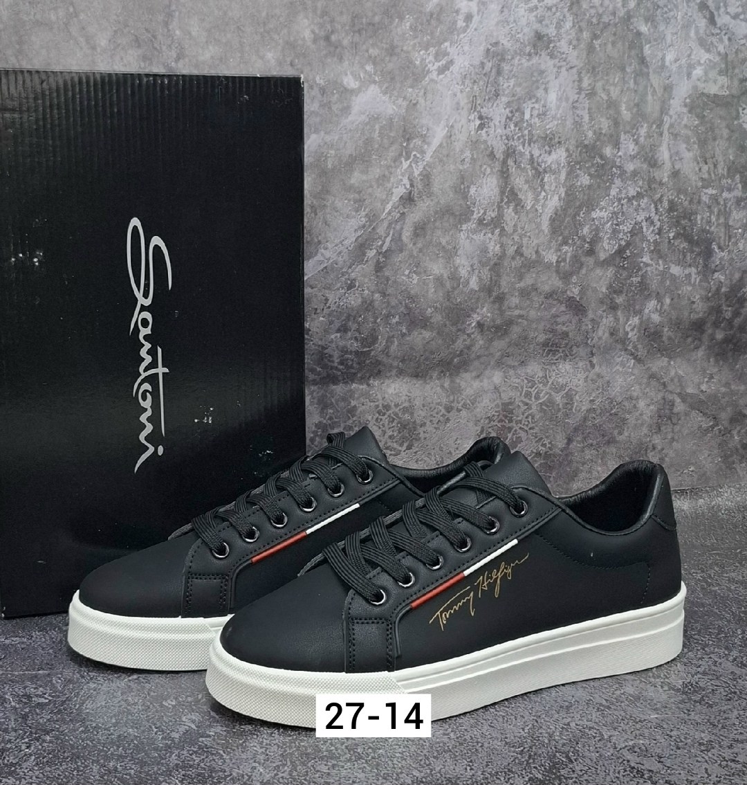 ,мужские кеды santoni,мужские кеды,кеды мужские santoni черные,кеды для мужчин кожа