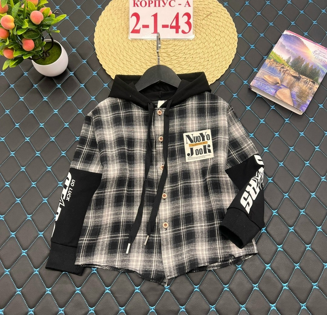 рубашка для мальчика,рубашка в клетку с капюшоном для мальчика,рубашка детская,рубашка с капюшоном,рубашка с капюшоном для мальчика