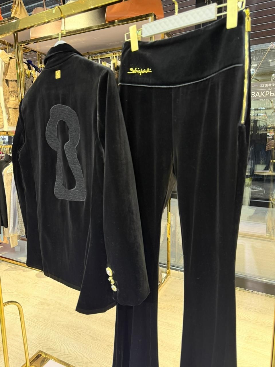 бархатный двубортный блейзер с лацканами "шалька",жакет luisa spagnoli черный,черный бархатный жакет,пиджак velour blazer,lime бархатный пиджак