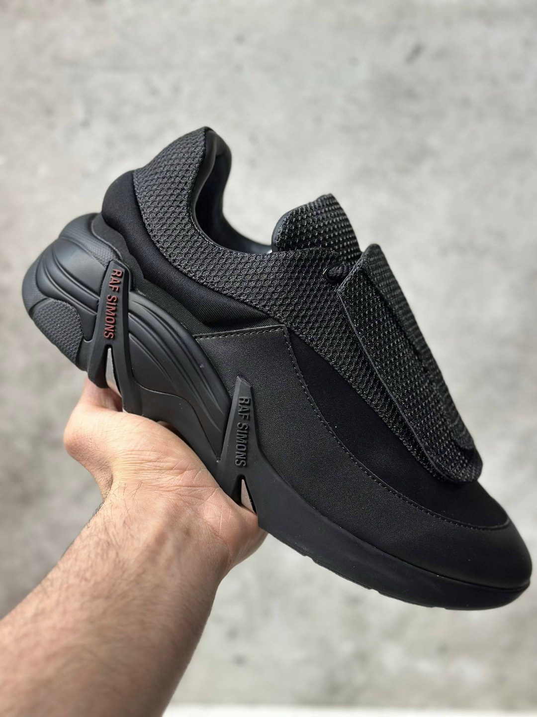 кроссовки raf simons (runner) ante,кроссовки raf simons runner antei,кроссовки raf simons antei,кроссовки raf simons (runner) antei чёрный,кроссовки raf simons anteir oversized sneaker