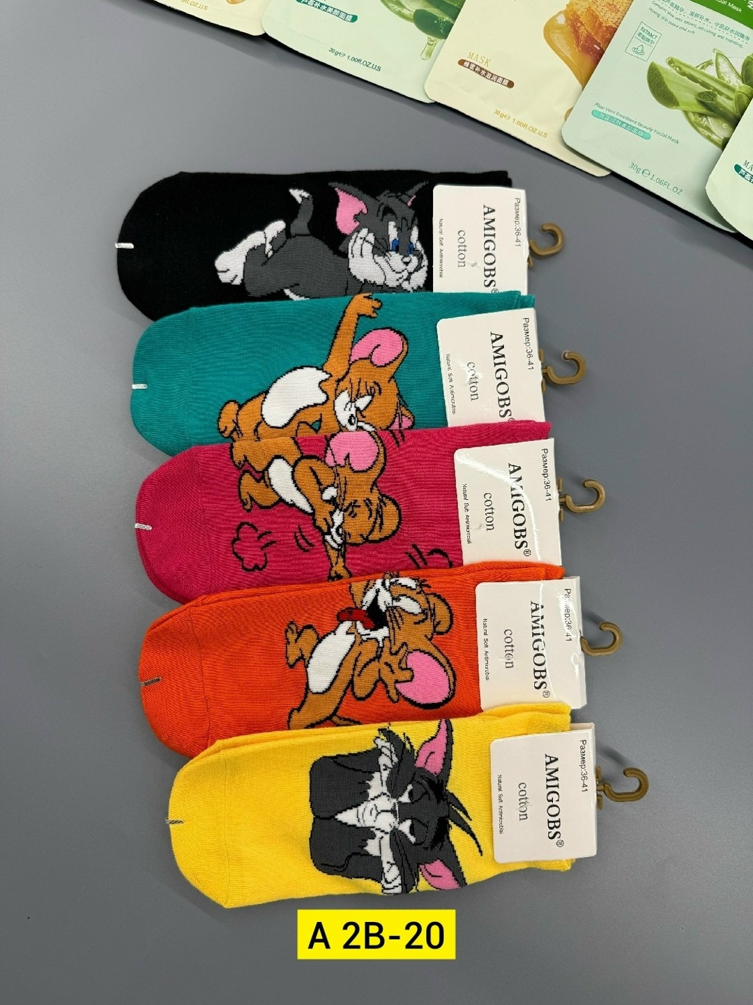 комплект носки женские,носки amigobs,женские носки,носки том и джерри,amigobs носки женские